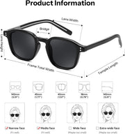 ÉÌƷͼƬ 13 | B0FHKKRN89 | FEISEDY Retro Square Sunglasses Women Men Vintage Trendy Shades UV400 Protection B0306