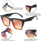 商品图片 57 | B0C5378735 | FEISEDY Vintage Square Cat Eye Sunglasses Women Trendy Cateye Sunglasses B2473