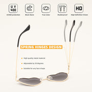 ÉÌƷͼƬ 30 | B0BP6HX1R6 | FEISEDY Polarized Heart Sunglasses Women Men Metal Frame Cute Lovely Glasses UV400 Protection B2375