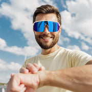 ÉÌƷͼƬ 17 | B0DGTRTMPX | FEISEDY Sports Sunglasses for Men and Women, Large Rectangular Lens, Baseball Cycling Running Sunglasses B0243