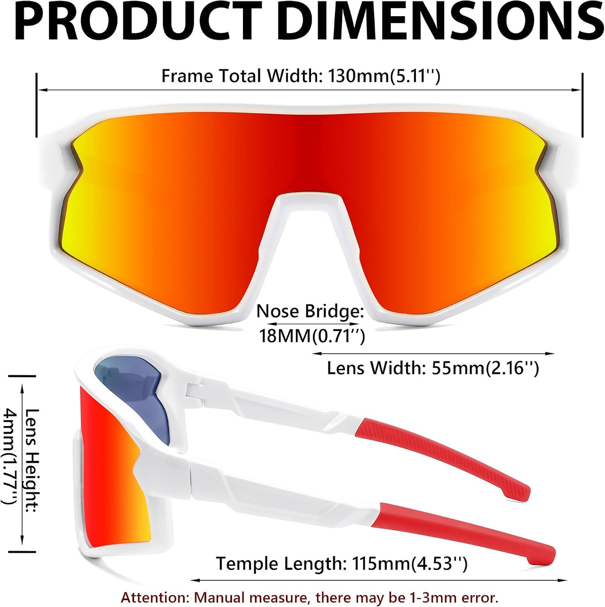 ÉÌƷͼƬ 69 | B0D73JNPNN | FEISEDY Kids Sunglasses Polarized Youth Baseball Sunglasses Sports Cycling Glasses for Boys Girls Age 4-8 B0183