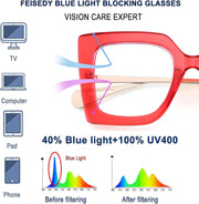 ÉÌƷͼƬ 31 | B08DF5QRXC | FEISEDY Oversized Square Blue Light Blocking Glasses Eye Strain Glare Pearl Inlay Arm Cat Eye Fashion Eyewear B2639