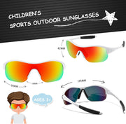 ÉÌƷͼƬ 29 | B0CZ7Y96D2 | FEISEDY Polarized Sports Sunglasses for Kids Youth Baseball Cycling Running Glasses for Boys Girls Age 3-12 B0142