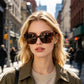 商品图片 23 | B0CNCTSQ2Z | FEISEDY Trendy Polarized Sunglasses, Oversized Irregular TR Frame for Women Men, Retro Shades UV400 B0016