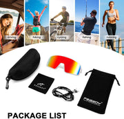 ÉÌƷͼƬ 7 | B0C5XNFKS9 | FEISEDY Men Women Sports Sunglasses Baseball Sun Glasses Cycling Fishing Running Trekking 80s 90s Youth Visor UV400 B2962