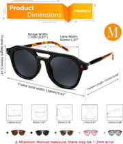 ÉÌƷͼƬ 5 | B0CHBBJ1H1 | FEISEDY Retro Square Aviator Sunglasses Womens Mens Trendy 70s Vintage Stylish Frame UV400 Sun Glasses B0051