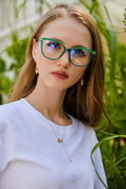 ÉÌƷͼƬ 2 | B096LSK611 | FEISEDY Blue Light Blocking Glasses Computer Glasses Women Men Cateye TR90 Frame B2772