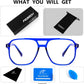 商品图片 55 | B0C6ZZXZ3F | FEISEDY Blue Light Glasses for Women Men Oversized Pilot Lightweight B2866