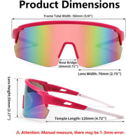 ÉÌƷͼƬ 43 | B0CSDCDBR7 | FEISEDY Cycling Sunglasses for Men Women, Sports Glasses for Youth Running Baseball Shades UV400 Protection B0108