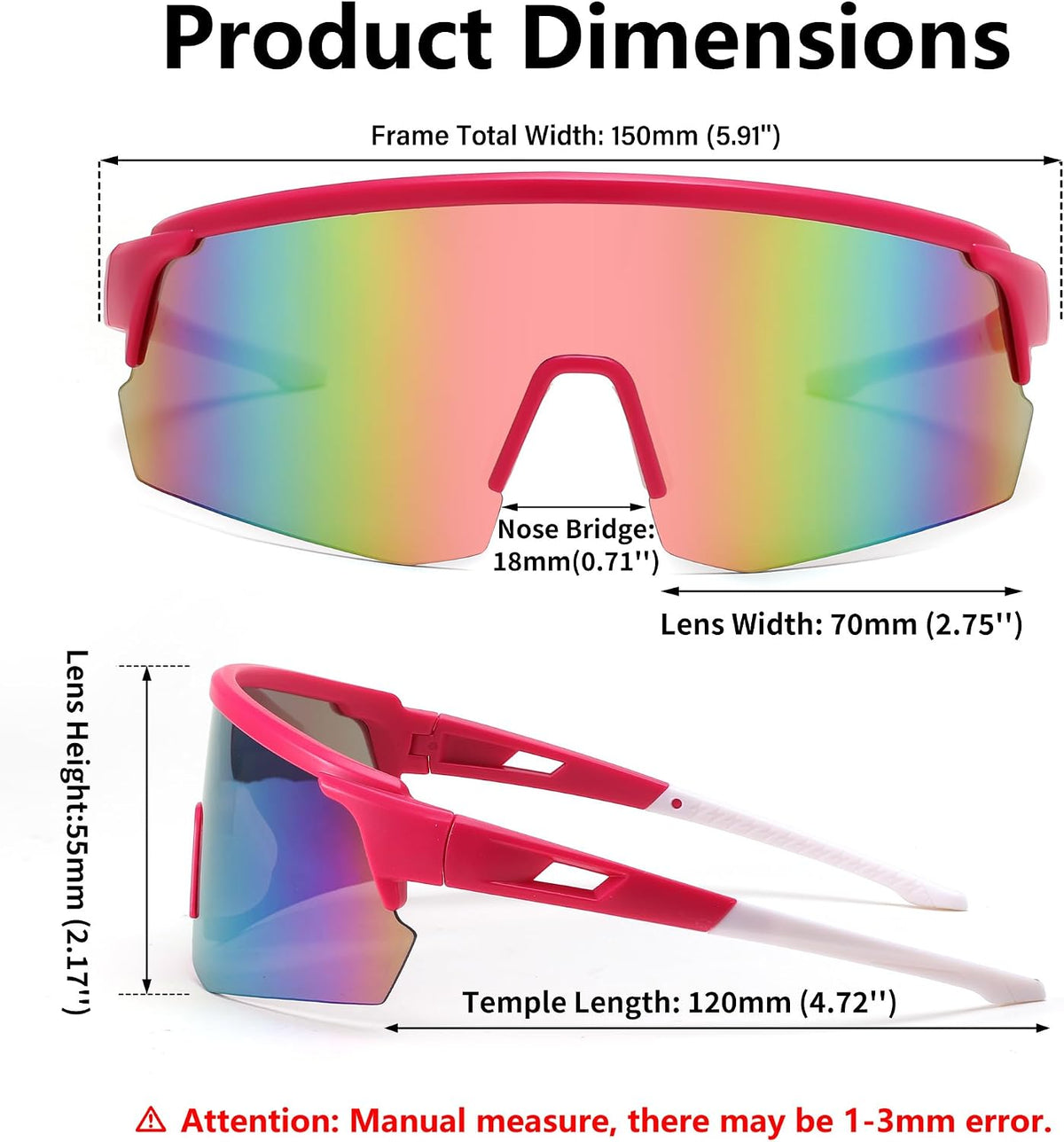 ÉÌƷͼƬ 43 | B0CSDCDBR7 | FEISEDY Cycling Sunglasses for Men Women, Sports Glasses for Youth Running Baseball Shades UV400 Protection B0108