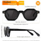 商品图片 19 | B0CSJQ26W8 | FEISEDY Octagon Sunglasses for Women - Thick Frame Fashion Rectangle Sun Glasses - Summer UV400 Protection