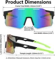 ÉÌƷͼƬ 28 | B0DB5PJ1BJ | FEISEDY Cycling Glasses Sports Sunglasses for Men Women, Youth Kids Baseball Softball Running Sunglasses B0223