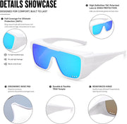 ÉÌƷͼƬ 19 | B0H2Z4Q1KM | FEISEDY Fit Over Glasses Polarized Sunglasses for Men Women B0456