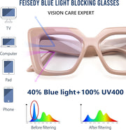 ÉÌƷͼƬ 21 | B0CSS4158B | FEISEDY Oversized Square Blue Light Blocking Glasses for Women Men Fashion Computer Glasses Reduce Eye Strain B0111