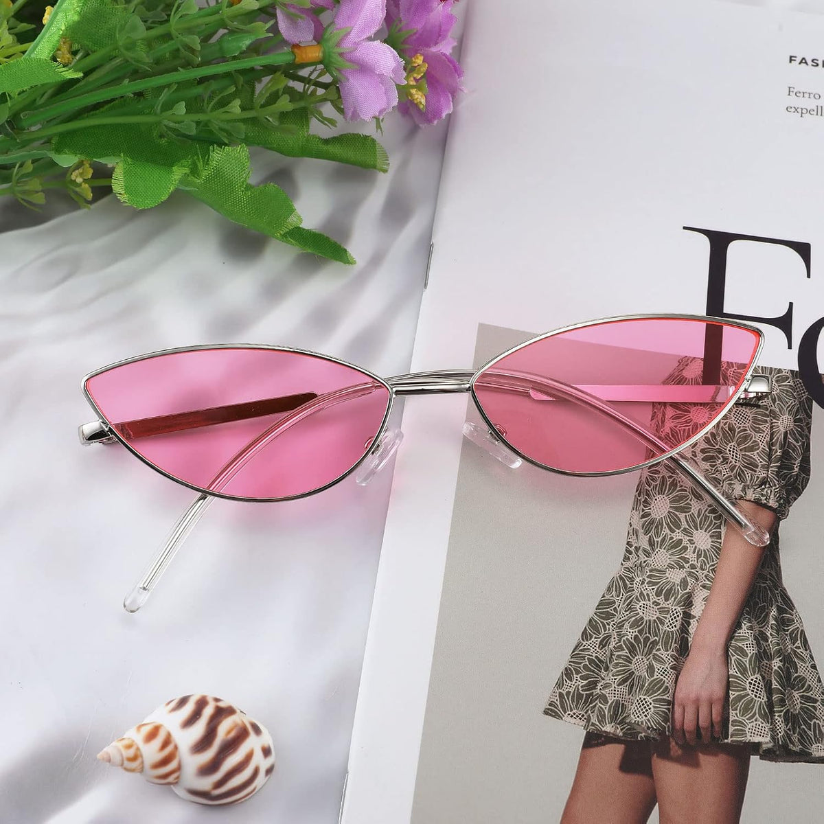 ÉÌƷͼƬ 74 | B0CNZ29R9R | FEISEDY Y2K Sunglasses for women Men Fashion Cateye Designer B2298