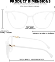 ÉÌƷͼƬ 6 | B0BPXCVHGH | FEISEDY Cat Eye Blue Light Blocking Glasses for Women Computer glasses Fashion Cateye Eyewear B2977