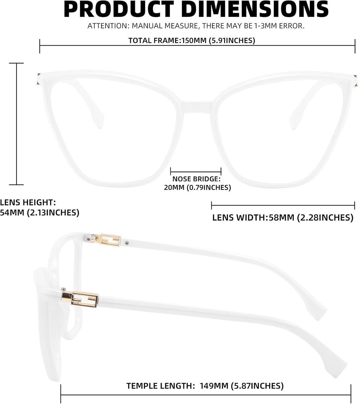 ÉÌƷͼƬ 6 | B0BPXCVHGH | FEISEDY Cat Eye Blue Light Blocking Glasses for Women Computer glasses Fashion Cateye Eyewear B2977