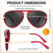 ÉÌƷͼƬ 32 | B0GYVVZBQM | FEISEDY Classic Aviator Sunglasses UV400 Protection for Women Men B0461