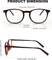ÉÌƷͼƬ 6 | B08LND5TM2 | FEISEDY Square Anti Blue Light Blocking Glasses Men Women Round Computer Eyeglasses Double Metal Studs B2706