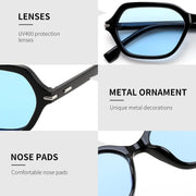 ÉÌƷͼƬ 4 | B0HJYQR9BW | FEISEDY Classic Square Sunglasses for Women Men, Retro Trendy Shades B0493