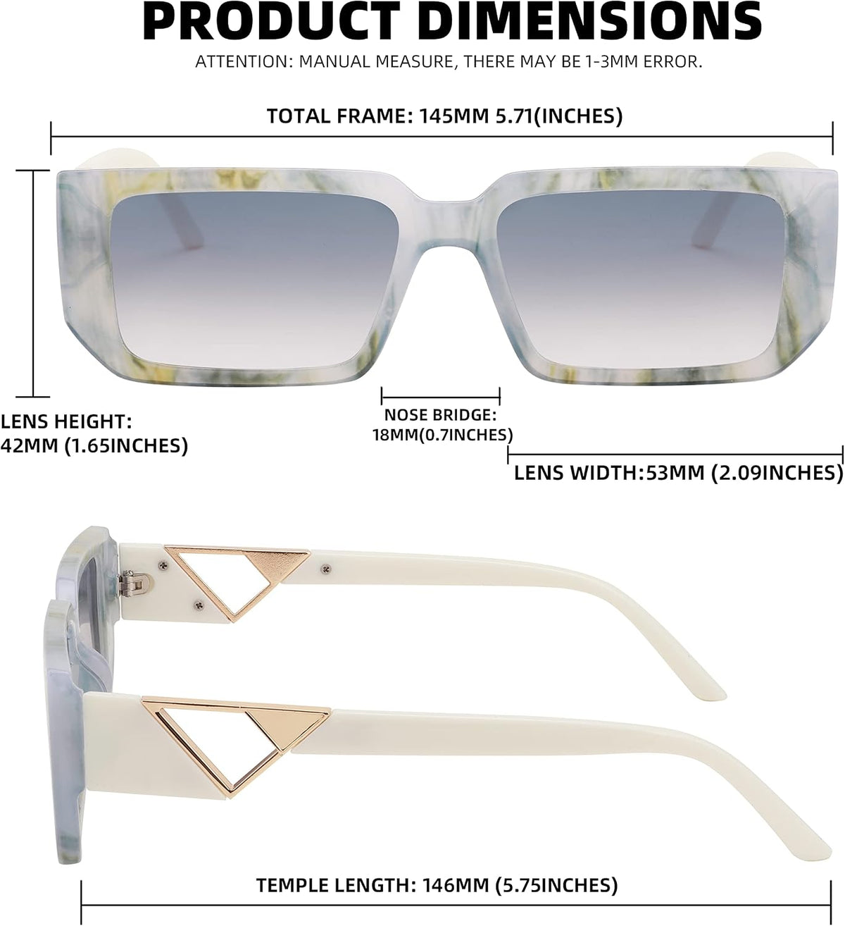 ÉÌƷͼƬ 20 | B0BP7NZR55 | FEISEDY Small Fashion Square Sunglasses for Women Men 90s Vintage Rectangle Sunglasses B2972