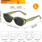 商品图片 6 | B0GV7G6XL2 | FEISEDY Retro Cat Eye Sunglasses for Women Trendy Shades Chunky Frame B0418