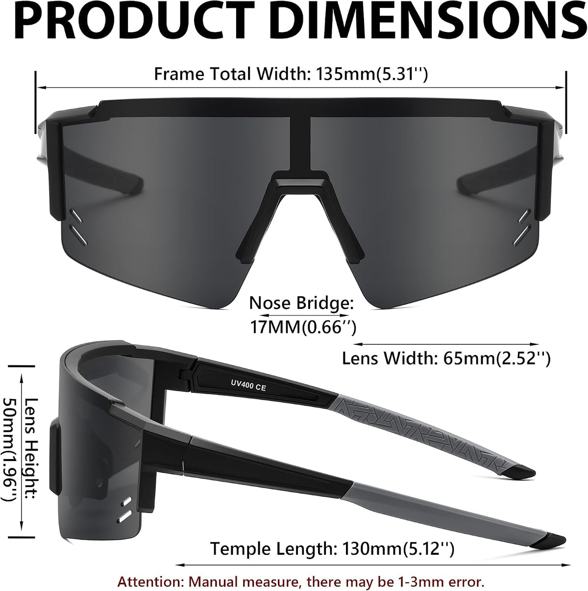 ÉÌƷͼƬ 58 | B0CCJ9N8C5 | FEISEDY Kids Sports Sunglasses UV400 for Youth, Ages 8-16 B0048