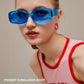 商品图片 22 | B0B12FXZW5 | FEISEDY Rectangle Sunglasses for Women Men Retro Y2k 90s Thick Frame Chunky Square Sunglasses UV400 Protection B2307