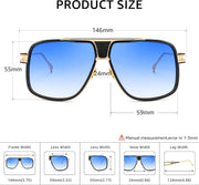 ÉÌƷͼƬ 18 | B0FLQ31HK3 | FEISEDY Sunglasses Mens Oversized Retro Metal Steampunk Shades Sunnies Fishing Driving B0272