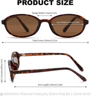 ÉÌƷͼƬ 10 | B0GY44LNSR | FEISEDY Retro Polarized Oval Sunglasses Women Men UV400 Protection B0447