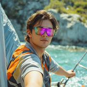 ÉÌƷͼƬ 18 | B0BZ4J86KV | FEISEDY Polarized Sunglasses for Men, Z87 Oversized Square Flat Top B2990