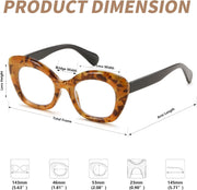 商品图片 13 | B0D93TT2FX | FEISEDY Reading Glasses for Women Fashion Cat Eye Blue Light Blocking Glasses Anti- Glare Digital Eyestrain Readers B0139