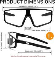 ÉÌƷͼƬ 28 | B0CWVBBLR3 | FEISEDY Photochromic Cycling Glasses for Men Women Clear Mountain Bike Sunglasses Sports Baseball B0133