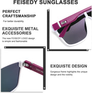 ÉÌƷͼƬ 45 | B0B2836HD6 | FEISEDY Sunglasses for Women Men, Fashion Mirrored Single Lens Shades