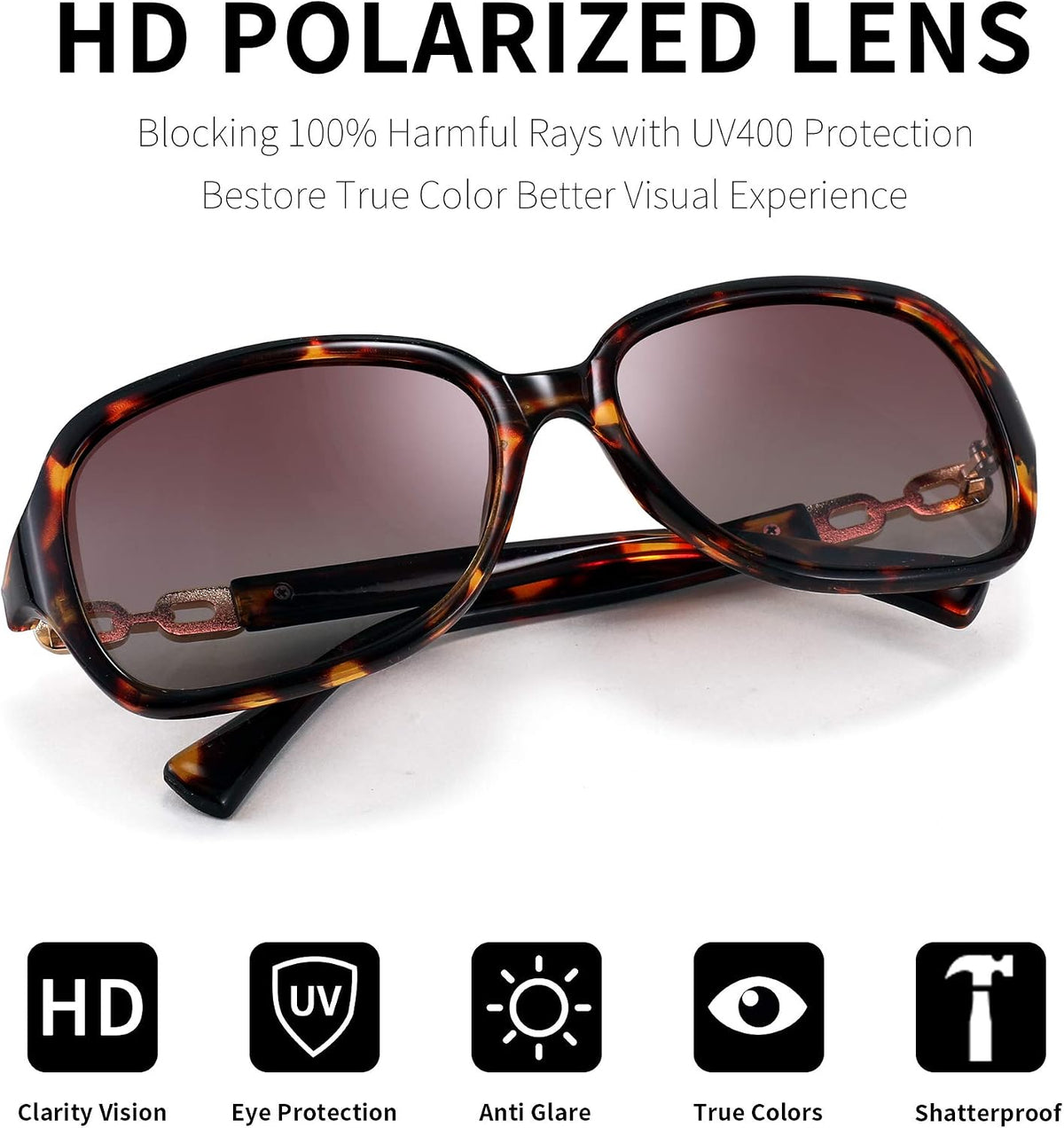 ÉÌƷͼƬ 22 | B08LPZDDKZ | FEISEDY Womens Polarized Sunglasses Square Wraparound Shades UV400 Mirrored Trendy Sun Glasses for Women B2526