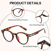 ÉÌƷͼƬ 26 | B0HC6D93TL | FEISEDY Stylish Round Blue Light Blocking Glasses for Women Men B0469