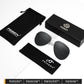 商品图片 28 | B0FKML2SSC | FEISEDY Oversized Aviator Sunglasses Women Men - Retro Gold Metal Chunky Frame, UV400 for Driving & Daily Wear B0311