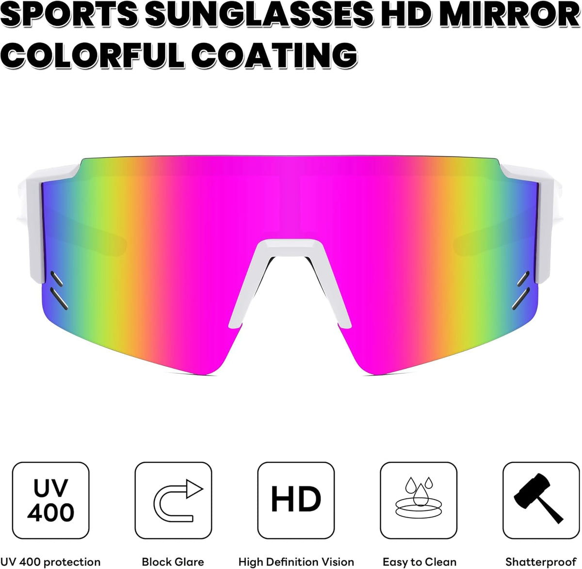 ÉÌƷͼƬ 6 | B0CCJ9N8C5 | FEISEDY Kids Sports Sunglasses UV400 for Youth, Ages 8-16 B0048