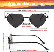 ÉÌƷͼƬ 18 | B0CGZFPWJZ | FEISEDY Polarized Heart Sunglasses for Women Men, UV400 Protection B2851