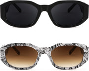 ÉÌƷͼƬ 47 | B0B5V7T75J | FEISEDY Retro Trendy Rectangle Sunglasses Women Men Narrow Shades B2322
