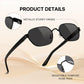 商品图片 27 | B0GY42ZV46 | FEISEDY Women and Men UV400 Protection Sunglasses, Polygon Square Metal Frame Retro Stylish Shades B0452