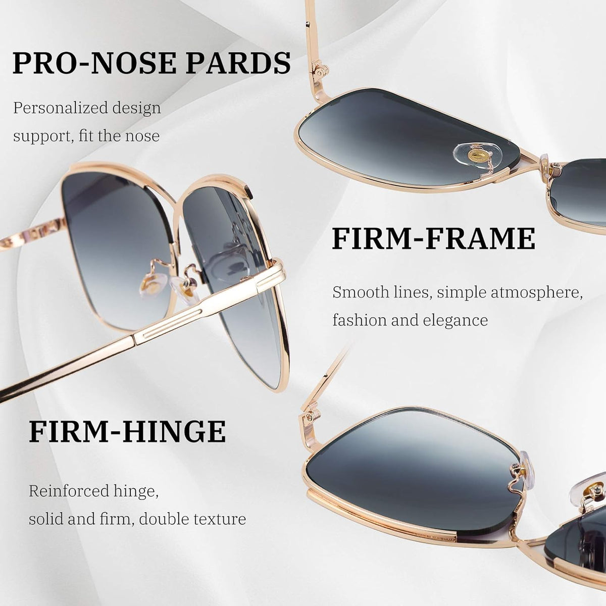 ÉÌƷͼƬ 19 | B08SJ7XN69 | FEISEDY Womens Cute Sunglasses Oversized Butterfly X Shape Design Cateye Lady Sunglasses B2738