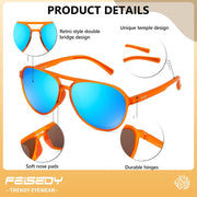 ÉÌƷͼƬ 21 | B0GVSV8P8S | FEISEDY Polarized Aviator Sunglasses for Men Women Trendy Sports TR90 B0378