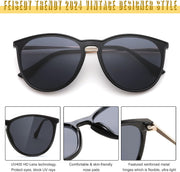 ÉÌƷͼƬ 4 | B0DGCPG41T | FEISEDY Sunglasses for Women Men Retro Round Cateye Designer Cute Mirrored UV Protection Lens B0210