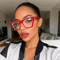 商品图片 2 | B08VNQPH3Y | FEISEDY Square Cat Eye Reading Glasses Blue Light Blocking Women Fashion Cateye Reader Anti Glare Digital Eyestrain B2604