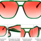 商品图片 12 | B0H71K72HH | FEISEDY Retro Aviator Sunglasses for Women Men 70s Square Sun Glasses B0281