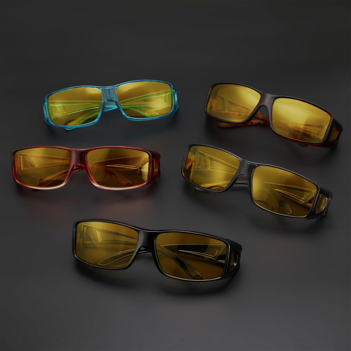 ÉÌƷͼƬ 25 | B089YRDYMP | FEISEDY Polarized Fit Over Glasses Sunglasses Men Women Wrap Around B2593