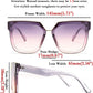 商品图片 5 | B087725Y1W | FEISEDY Fashion Women Men Sunglasses Square Frame Metal Shape Nesting Lenses B2595