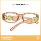商品图片 33 | B0G34Q5S98 | FEISEDY Retro Trendy Narrow Blue Light Glasses for Women Men B0316 | Vintage 90s Small Square Eyeglasses,Blue Light Blocking