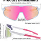 商品图片 12 | B0D6XZ67Q2 | FEISEDY Kids Teens Baseball Polarized Sunglasses Lightweight Frame UV400 Sports Cycling Shades for Boys Girls B0190
